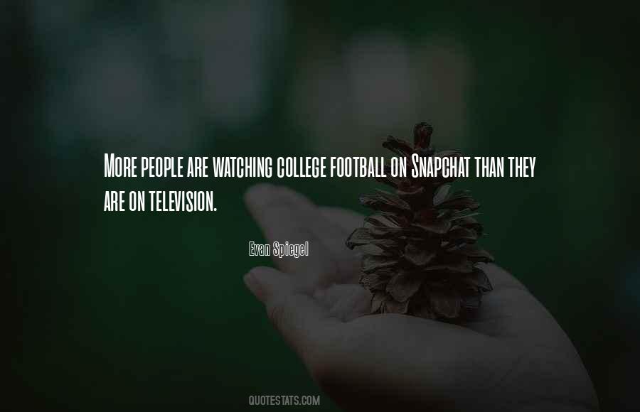 Television Football Quotes #221140