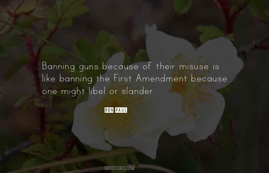 Quotes About Banning #162974