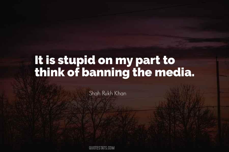 Quotes About Banning #8522