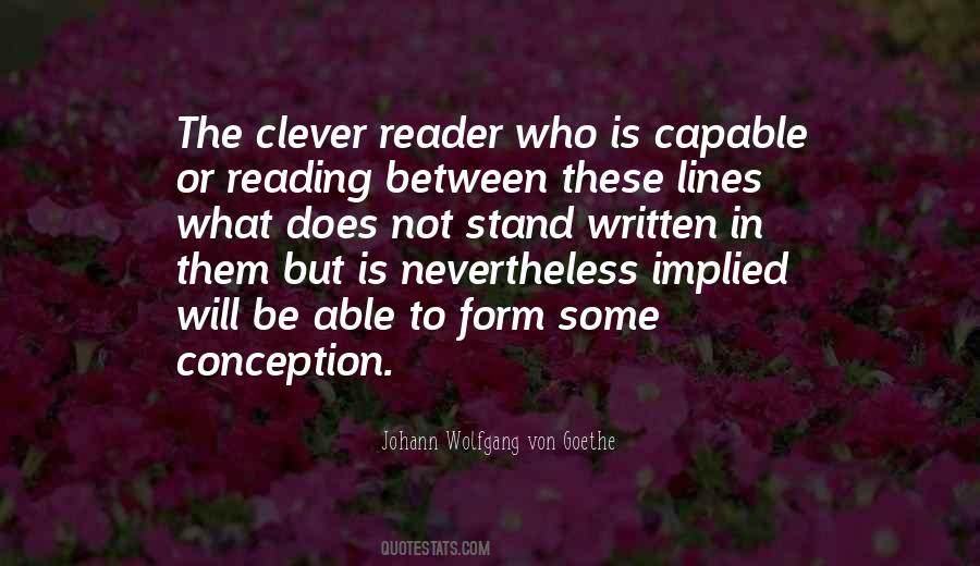 Reading Between Lines Quotes #527230