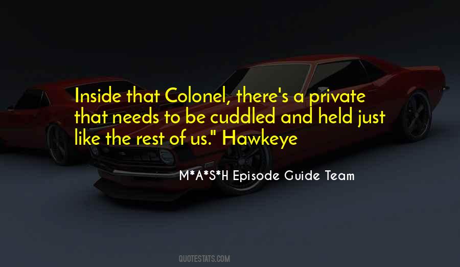 Quotes About Hawkeye #805352