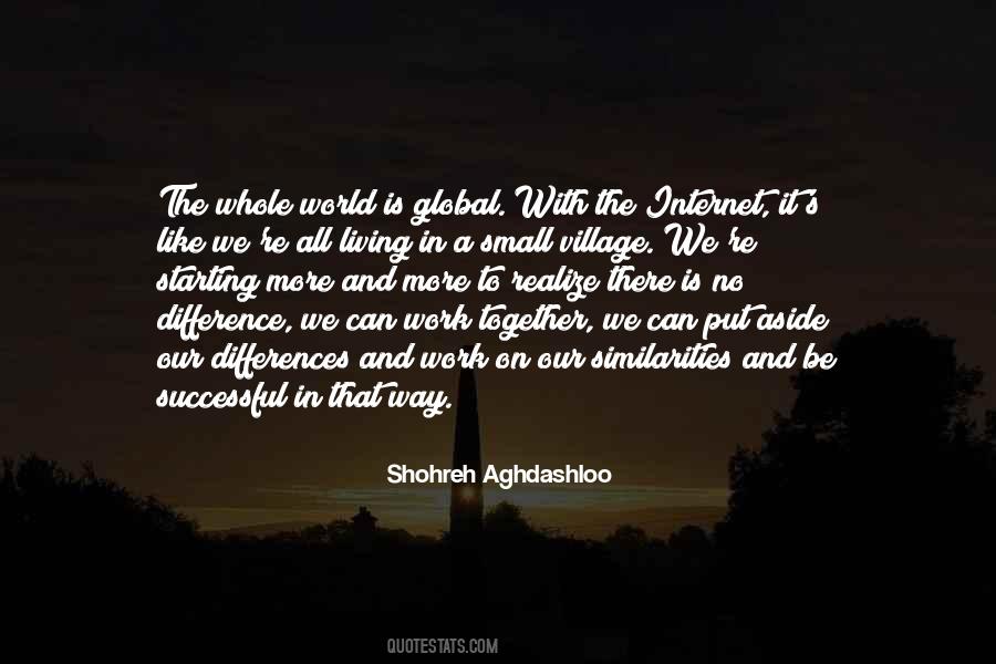 Quotes About Global Village #1282343