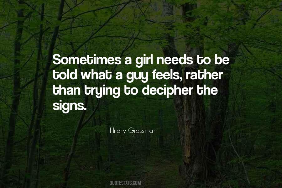 Quotes About Trying To Get A Girl #409222