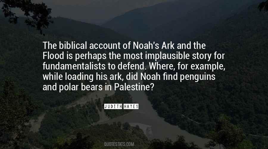 Quotes About Noah And The Flood #1064361
