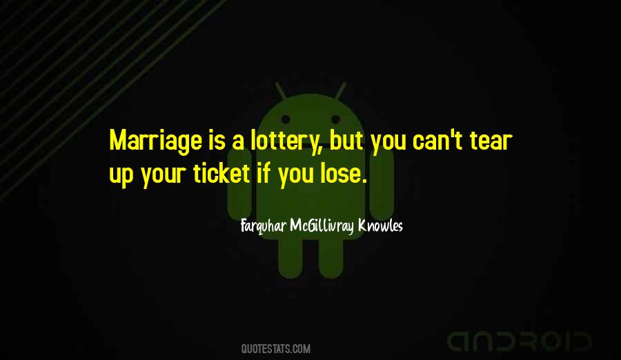 Quotes About Lottery Ticket #83431