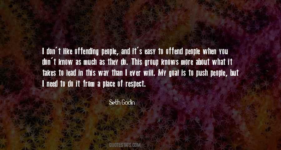 Quotes About Offending #67585