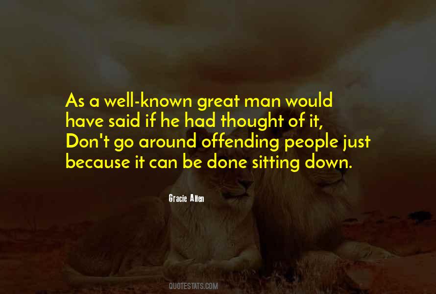 Quotes About Offending #717342