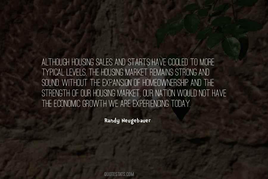 Quotes About Housing Market #1134071