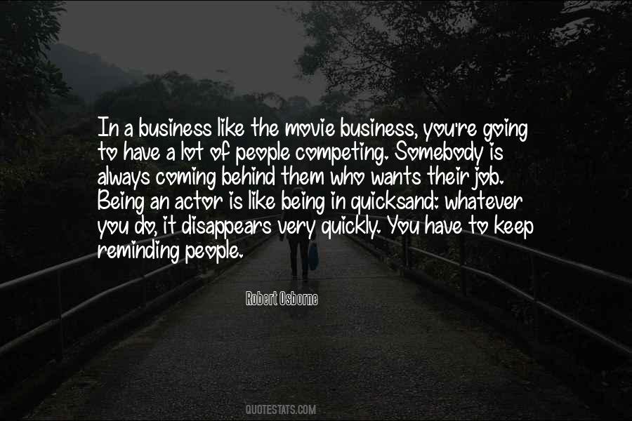 Being An Actor Quotes #1341651