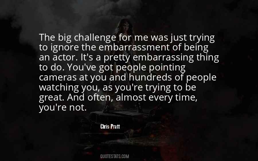 Being An Actor Quotes #1361207