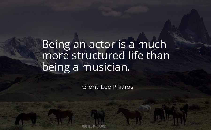 Being An Actor Quotes #1753655