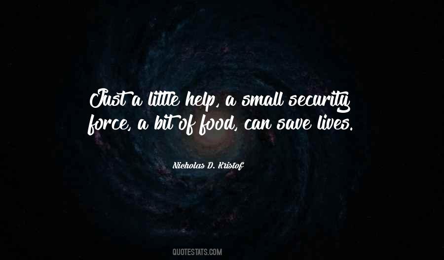 Quotes About Food Security #1533013