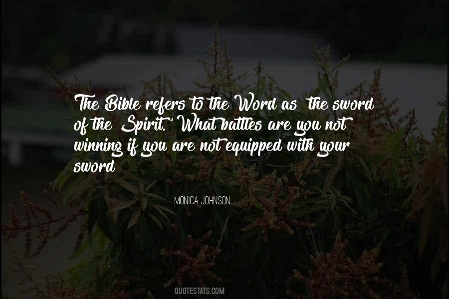 Quotes About The Sword Of The Spirit #1854763