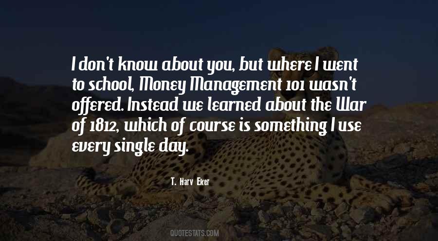 Quotes About Money Management #720907