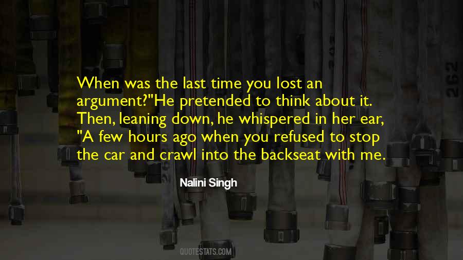 Quotes About You Lost Her #113298