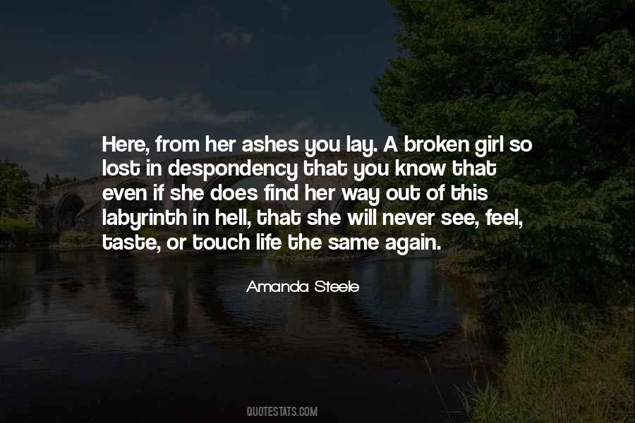 Quotes About You Lost Her #929687