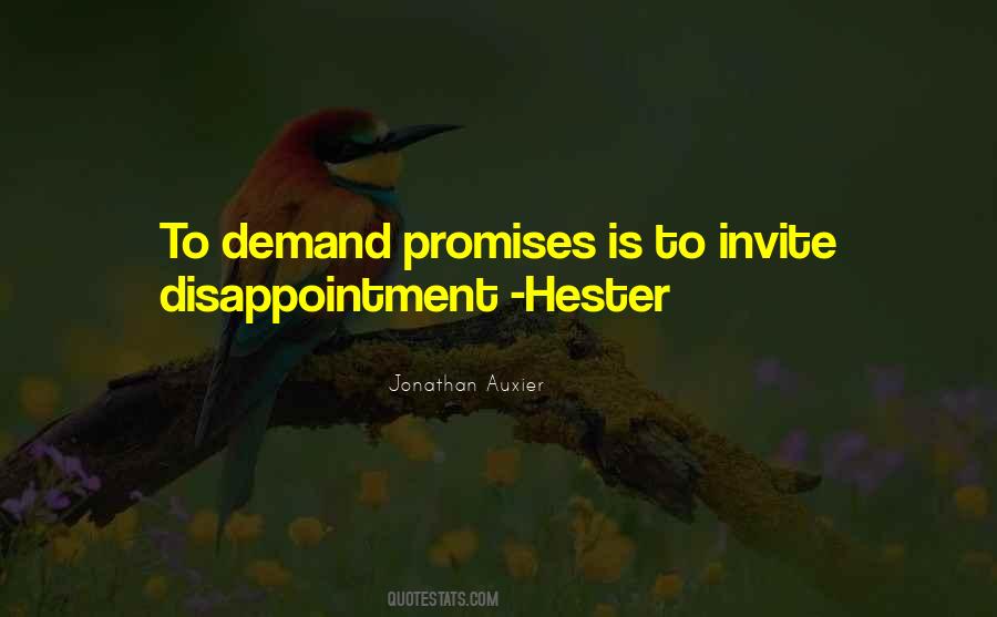Quotes About Disappointment #1232083