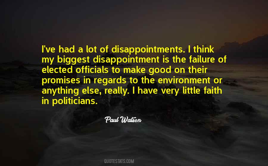 Quotes About Disappointment #1413351