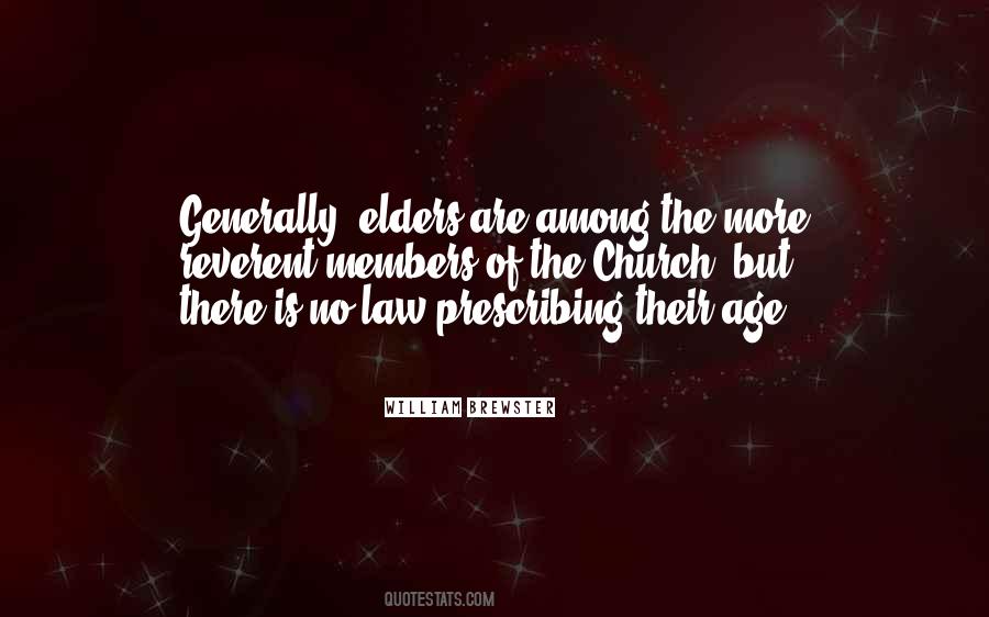 Quotes About Elders In The Church #569943