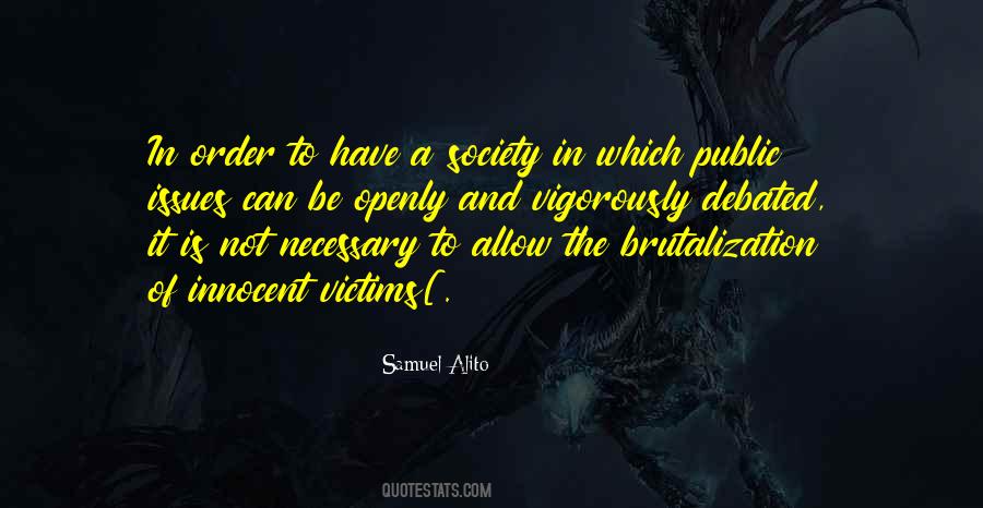 Quotes About Victims Of Society #1323060