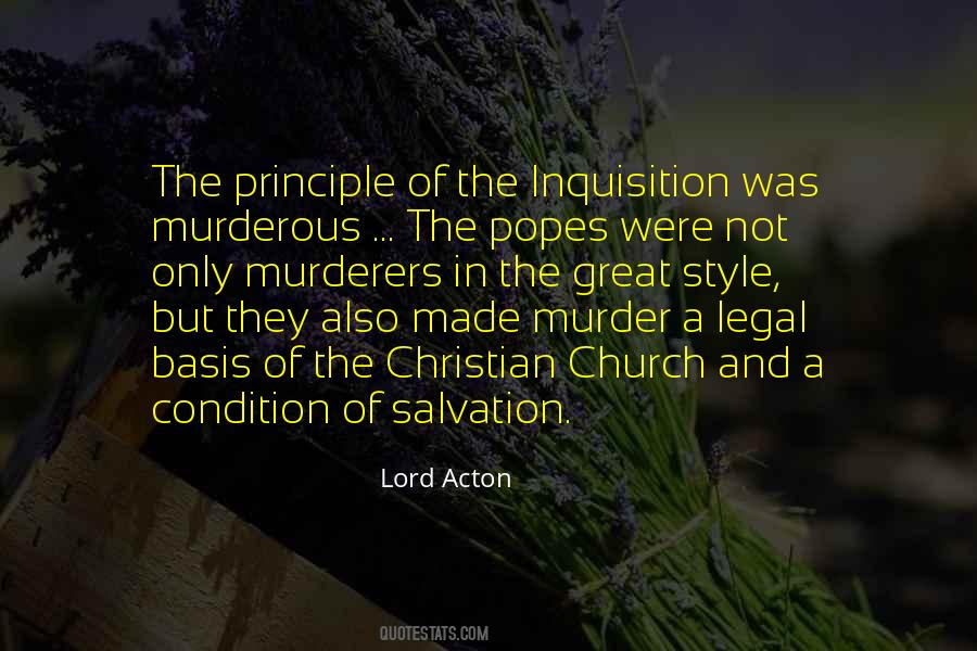 Quotes About Inquisition #80189