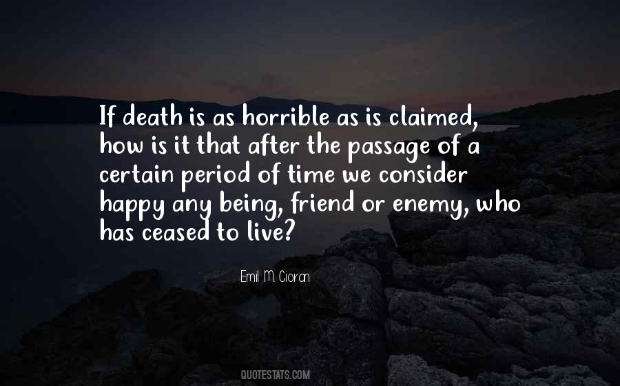 Quotes About Death Of A Enemy #1219532