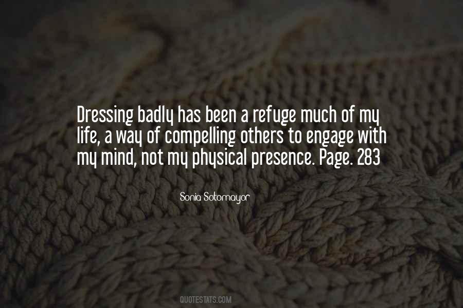 Quotes About Dressing Badly #310149