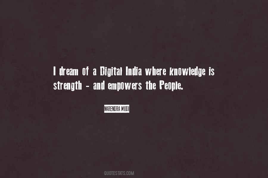 Knowledge Is Strength Quotes #529145