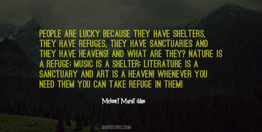 Quotes About Sanctuaries #1194259