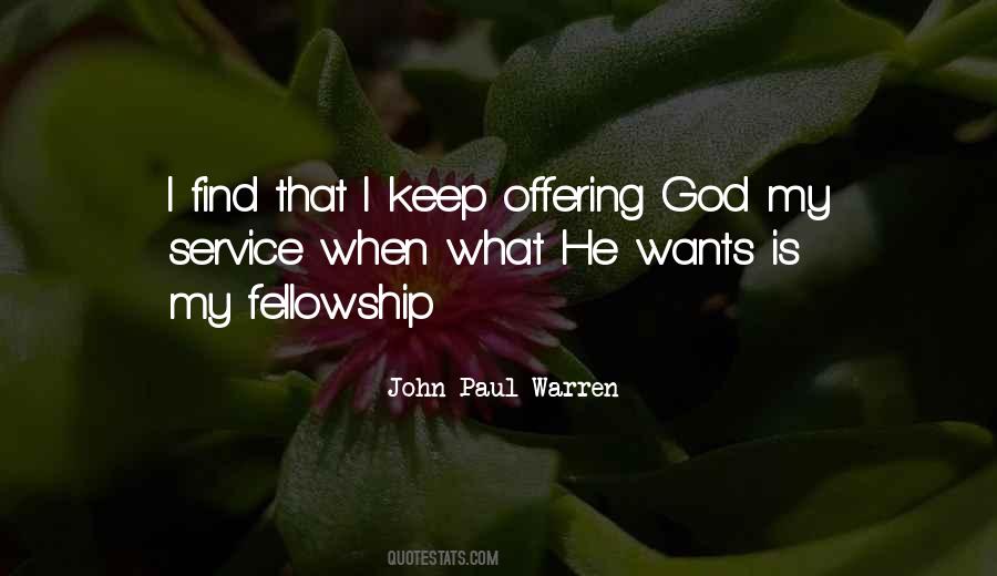 Pastor John Warren Quotes #795720