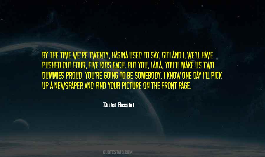 Be Up Front Quotes #1211162