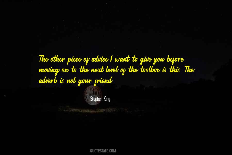 Moving To The Next Level Quotes #1634068