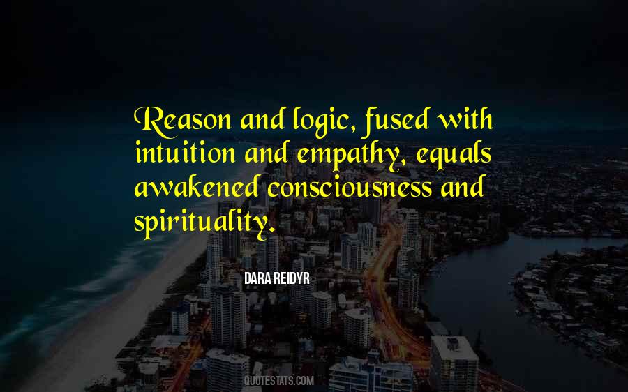 Quotes About Intuition And Logic #745986