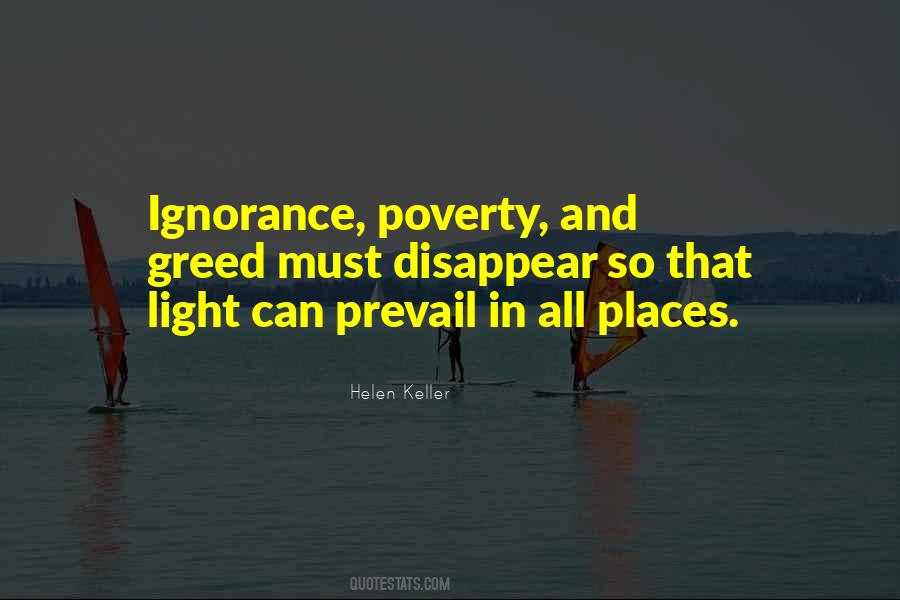 Quotes About Poverty And Ignorance #24624