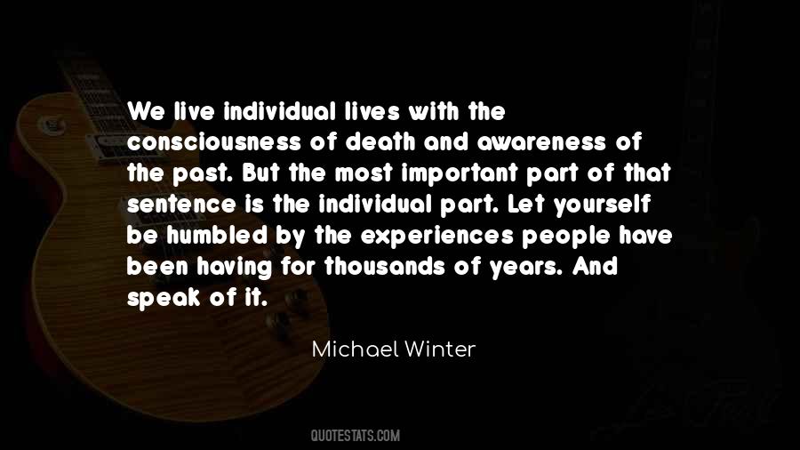 Quotes About Awareness Of Death #1533018