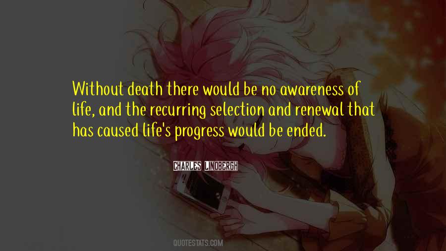 Quotes About Awareness Of Death #1848163