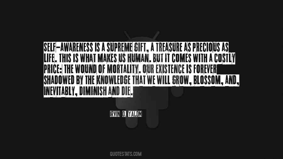 Quotes About Awareness Of Death #192486