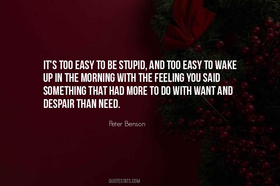 Be Stupid Quotes #954082