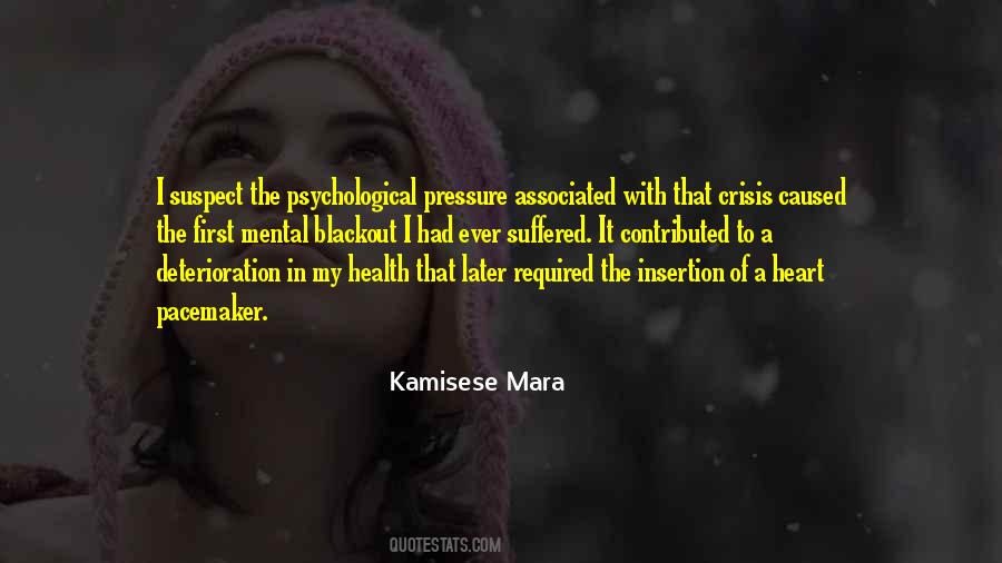 Quotes About Psychological Health #422778