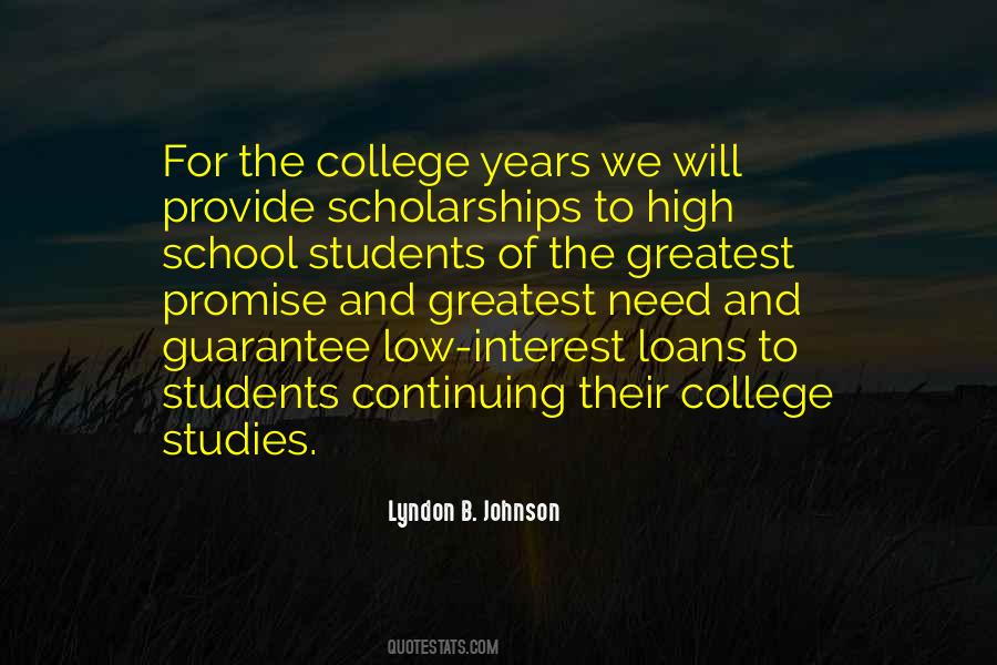 Quotes About College Scholarships #1469367