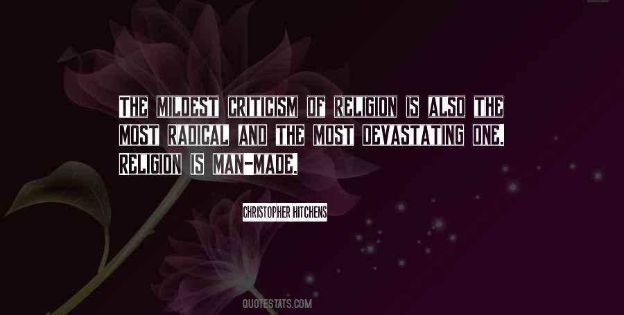Quotes About Criticism Of Religion #1283271