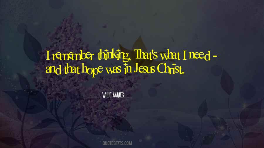 Quotes About Jesus And Hope #759448