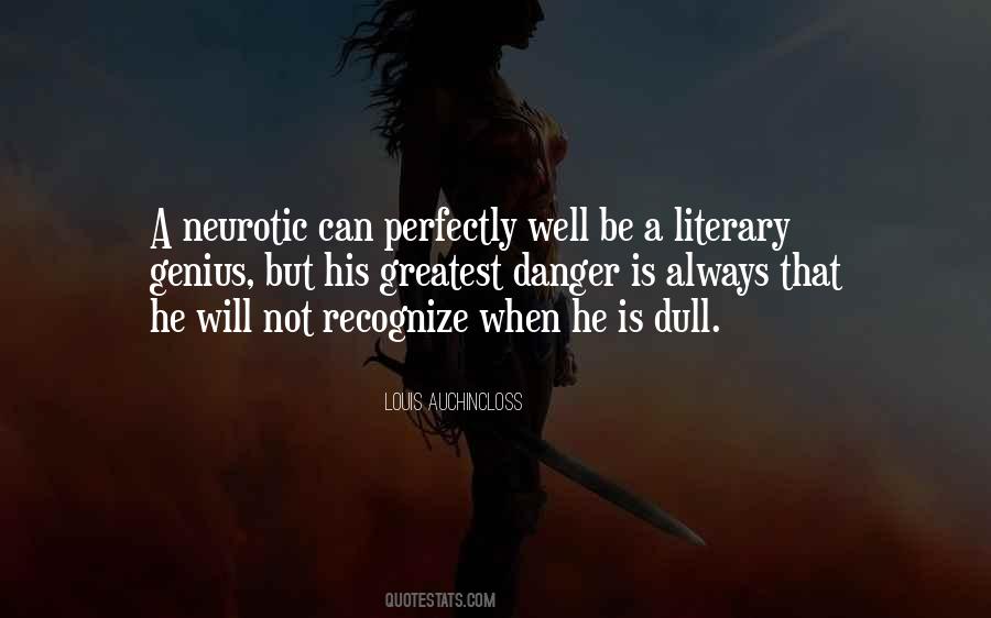 Literary Genius Quotes #798032