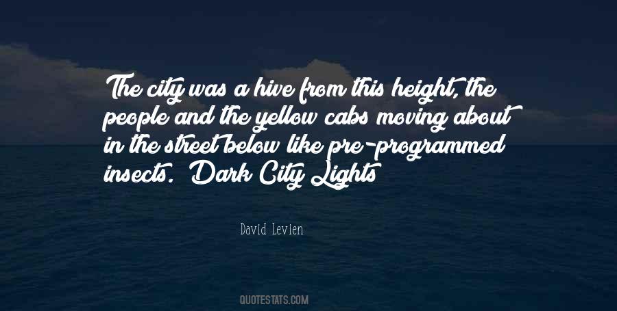 Quotes About City Lights #120715