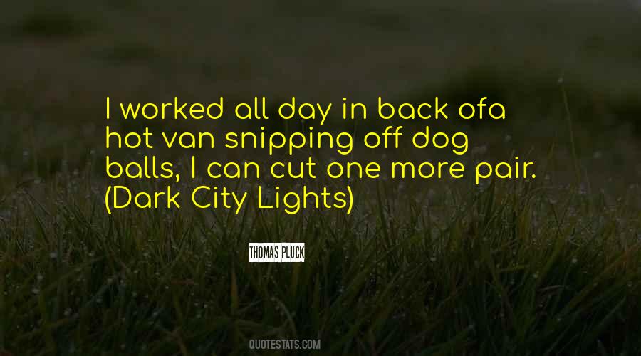 Quotes About City Lights #1403416