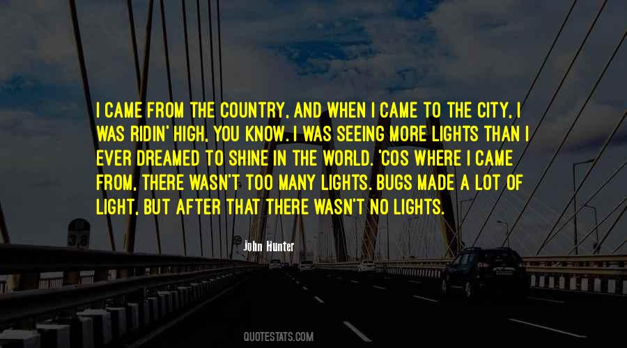 Quotes About City Lights #1548176