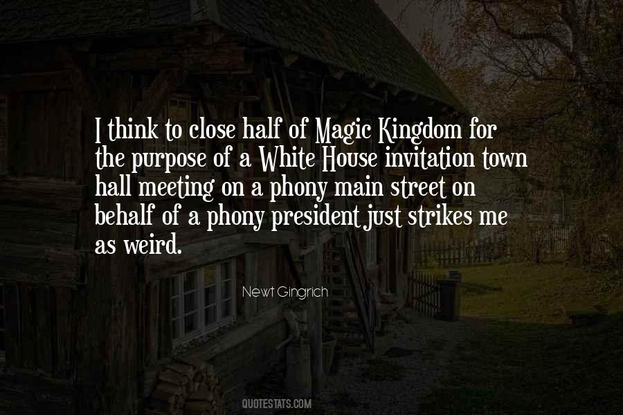 Quotes About Magic Kingdom #1878510