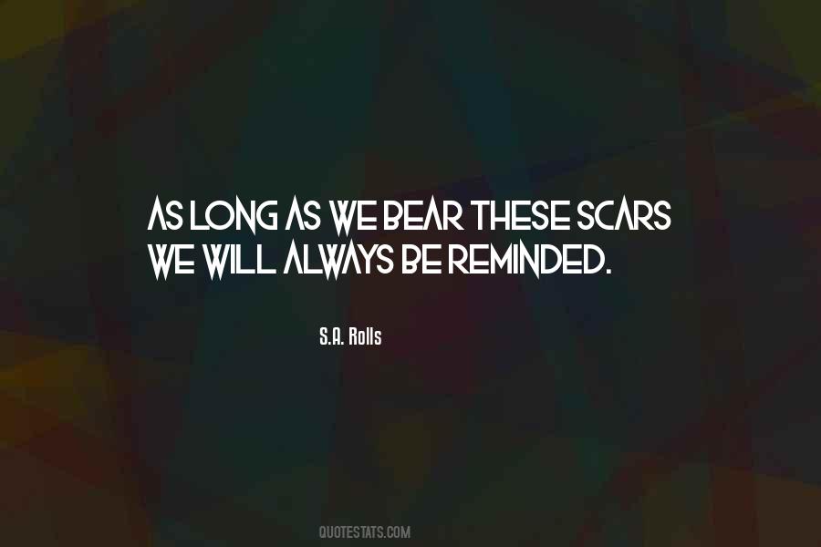 Quotes About Scars #1281943