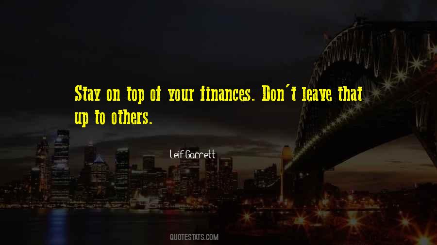 Quotes About Finances #1037729