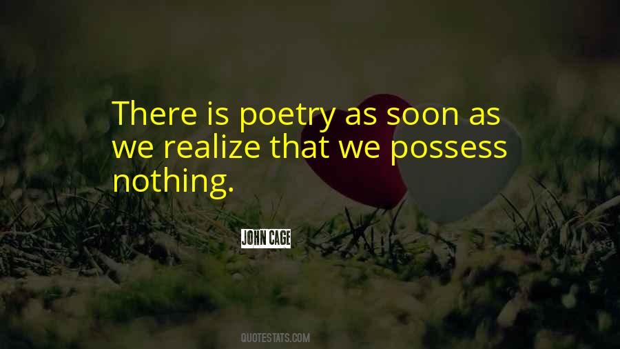 Possess Nothing Quotes #1335333